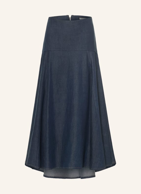 SEM PER LEI Denim skirt DARK BLUE