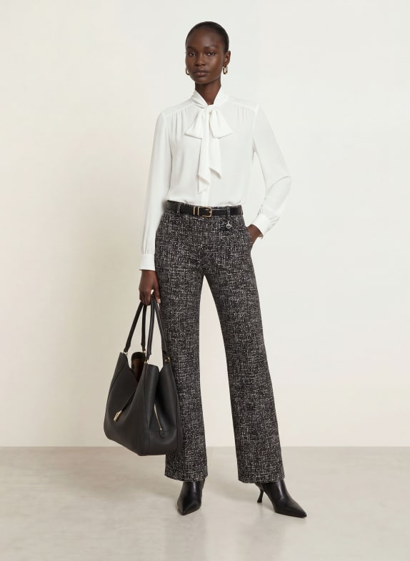 SEM PER LEI Blouse met strik WIT