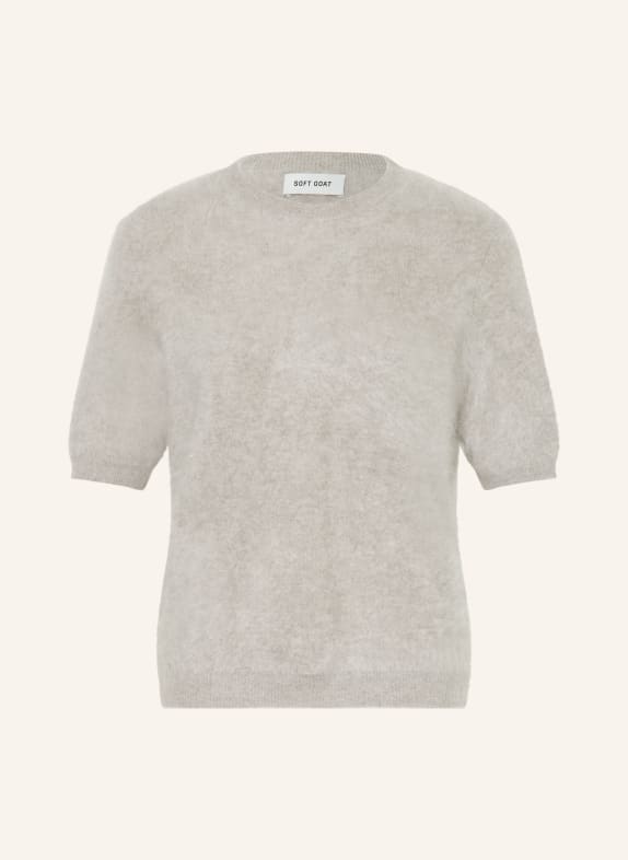 SOFT GOAT Strickshirt aus Cashmere GRAU
