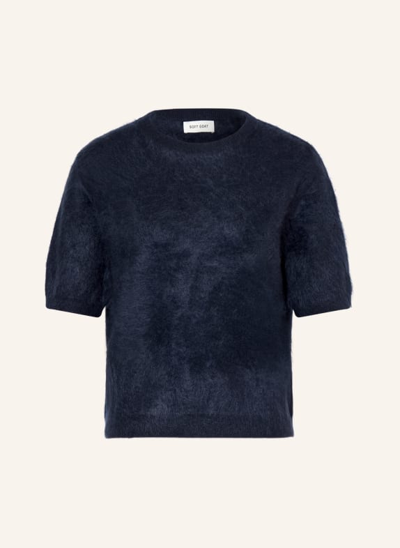 SOFT GOAT Cashmere knit shirt DARK BLUE