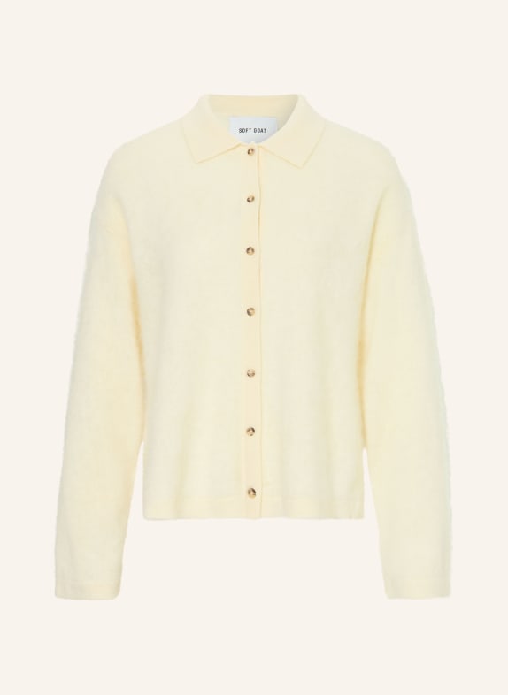 SOFT GOAT Cashmere cardigan LIGHT YELLOW