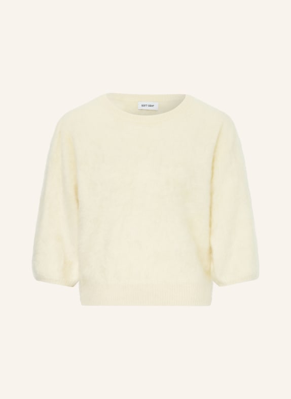 SOFT GOAT Cashmere knit shirt LIGHT YELLOW