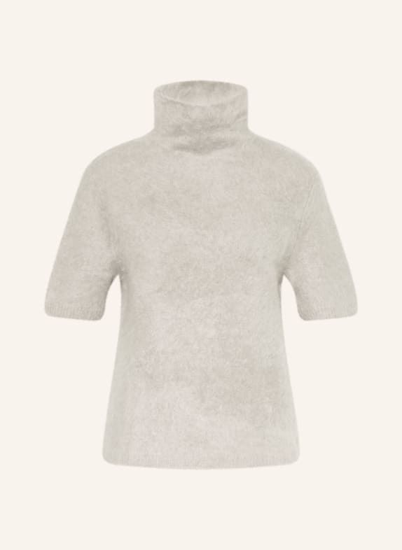 SOFT GOAT Strickshirt aus Cashmere HELLGRAU