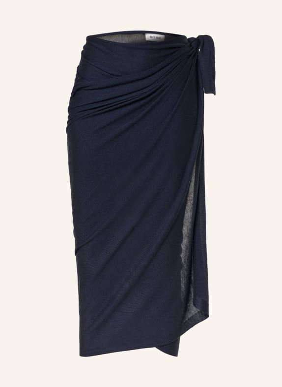 SOFT GOAT Stola DONKERBLAUW