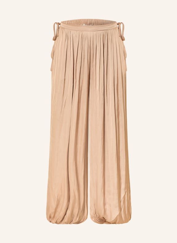 ALLSAINTS Satijnen broek ESHE LICHTBRUIN