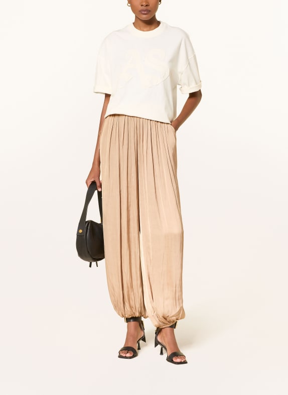 ALLSAINTS Satijnen broek ESHE LICHTBRUIN