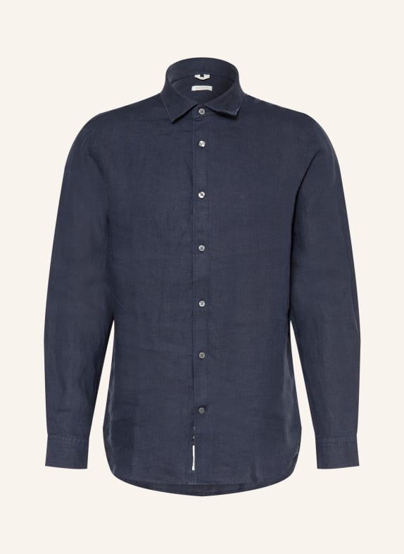 ARKET Leinenhemd Regular Fit DUNKELBLAU