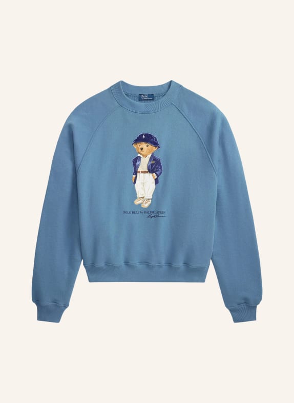 POLO RALPH LAUREN Svetr ČERNOŠEDÁ / KRÉMOVÁ / TMAVĚ MODRÁ