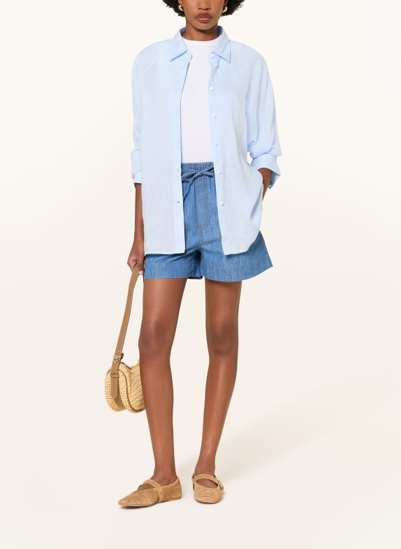 ARKET Linnen blouse LICHTBLAUW