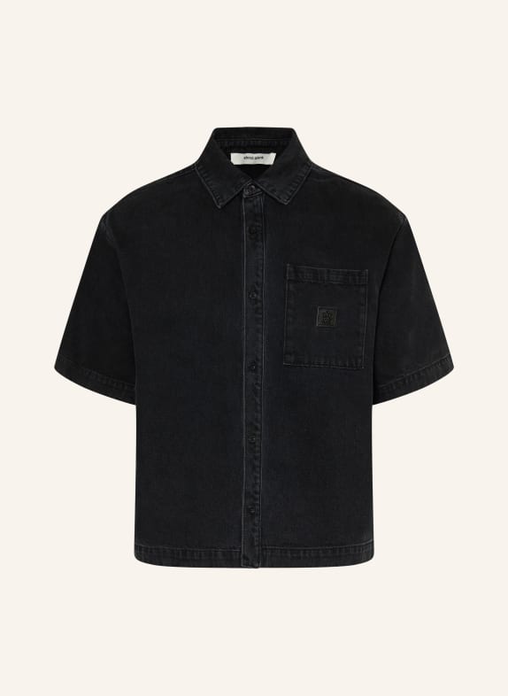 about:blank Chemise en jean Comfort Fit NOIR