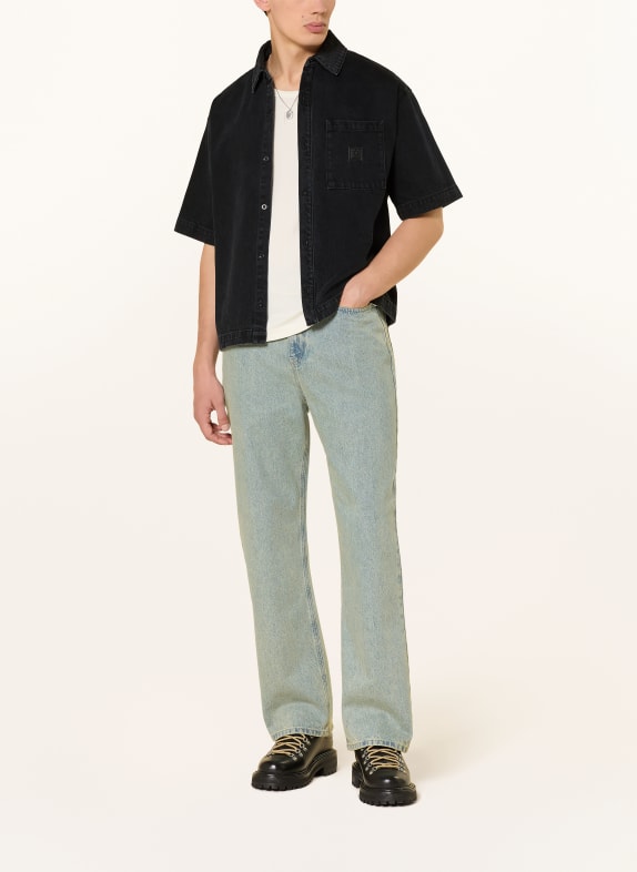about:blank Jeanshemd Comfort Fit ZWART