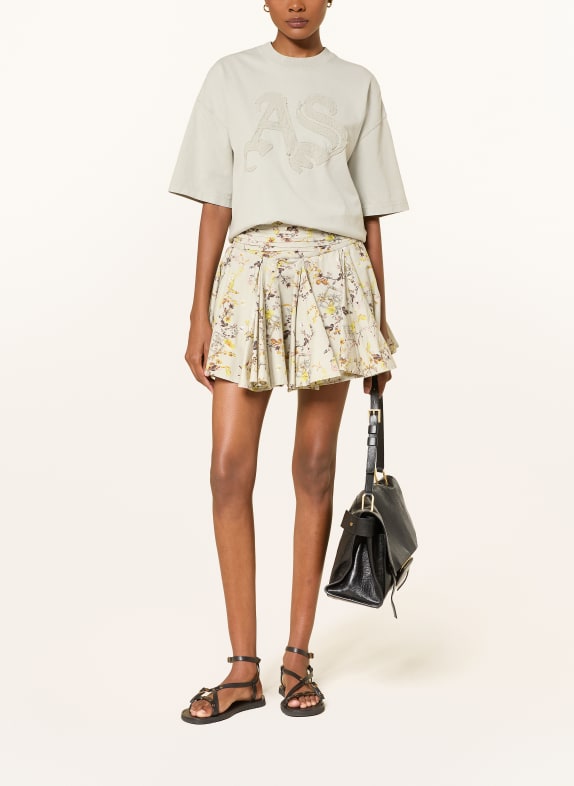 ALLSAINTS T-shirt INSIGNIA ETTA LICHTGROEN