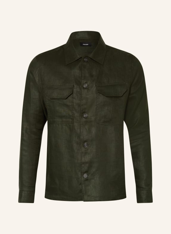 REISS POLASIO Regular Fit Shirt DARK GREEN