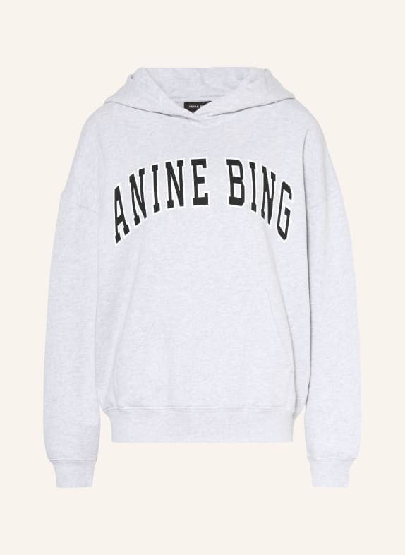 ANINE BING Hoodie HARVEY HELLGRAU / WEISS / SCHWARZ