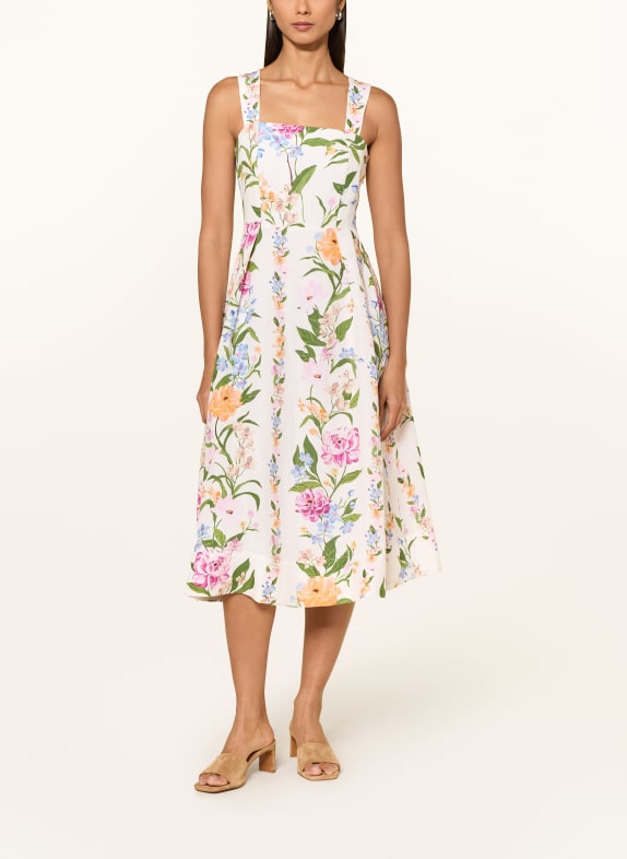 Phase Eight Rochie LUCIA din in ALB / FUCSIA / VERDE
