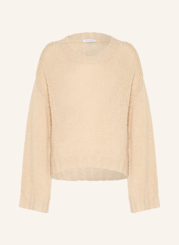 MRS & HUGS Pull oversize MARRON CLAIR