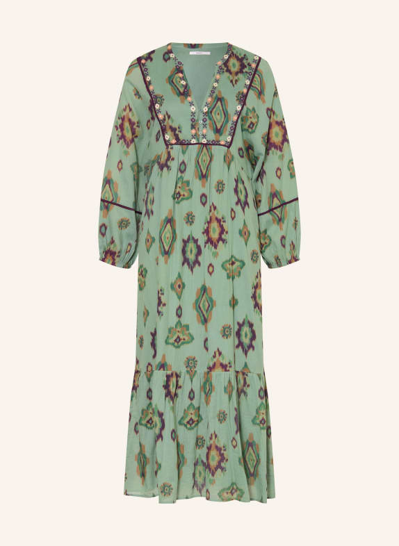 ba&sh Kleid OELIA HELLGRÜN / LILA / GRÜN