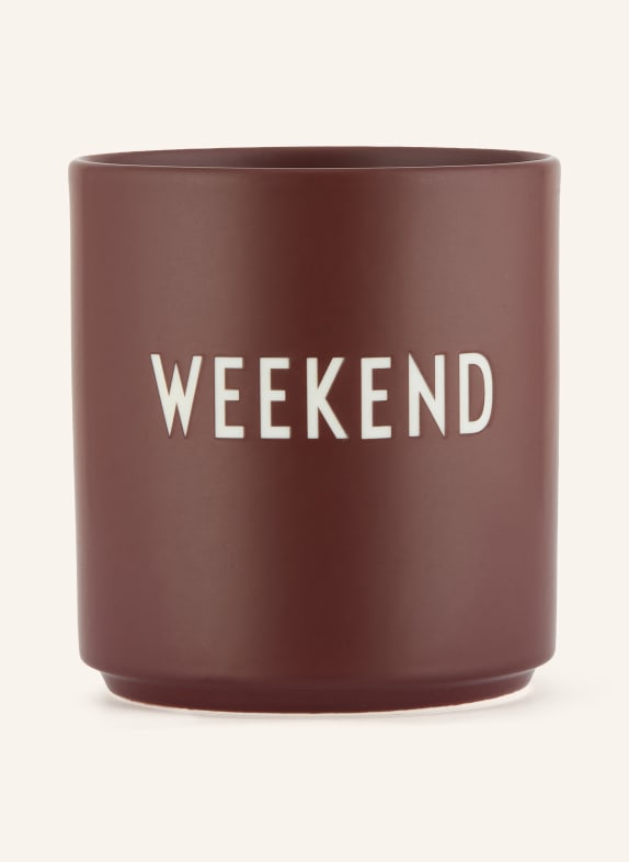 DESIGN LETTERS Mugs DARK BROWN / WHITE