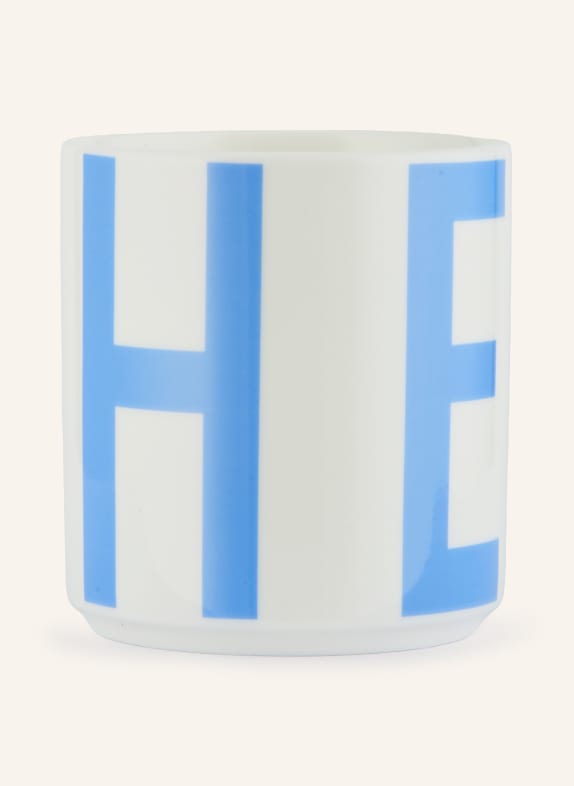 DESIGN LETTERS Mugs WHITE / BLUE GRAY