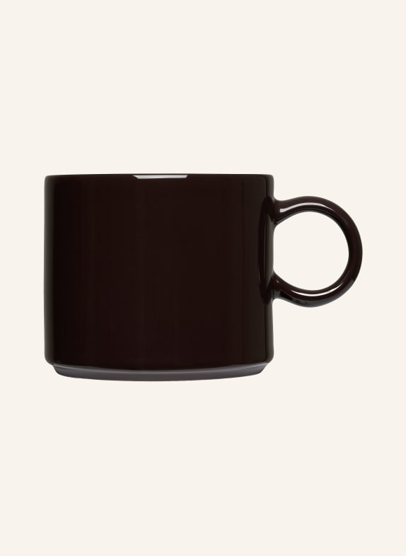 DESIGN LETTERS Beker met oor NORDIC JUMBO MARRON FONCÉ