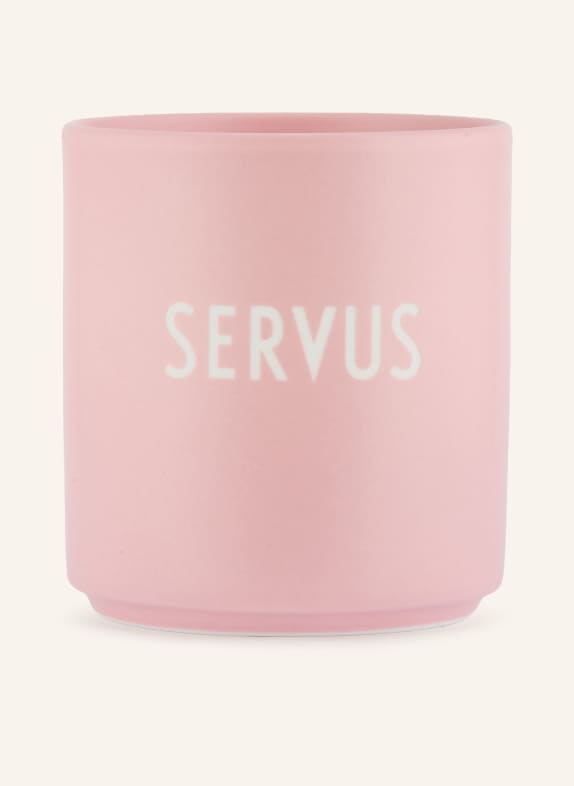DESIGN LETTERS Mug FAVOURITE GERMAN COLLECTION PINK / WHITE