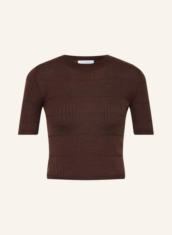 Rich & Royal Strickshirt DUNKELBRAUN