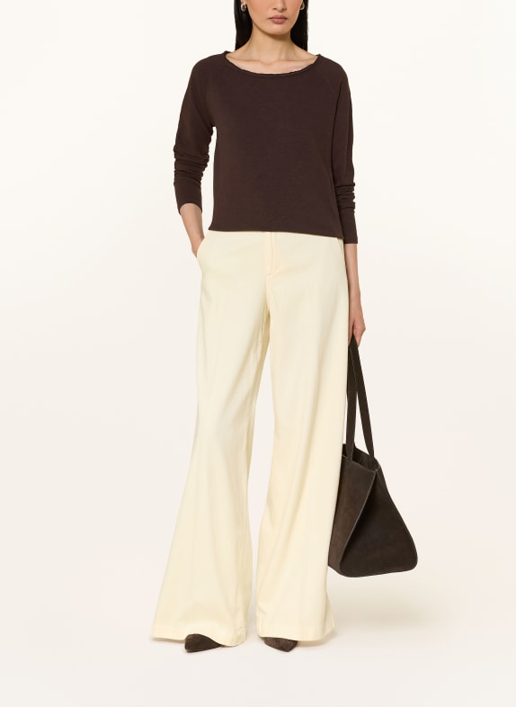 Rich & Royal T-shirt met lange mouwen MARRON FONCÉ