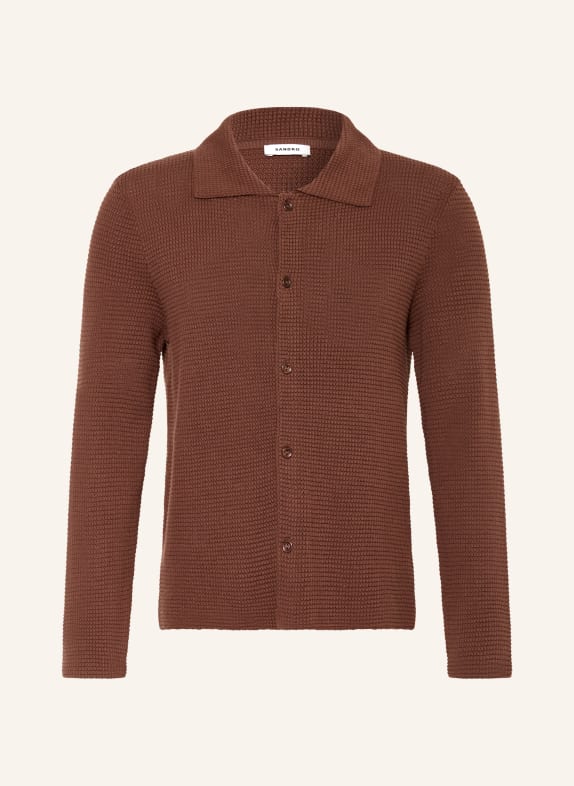 SANDRO Koszula typu overshirt BRĄZOWY