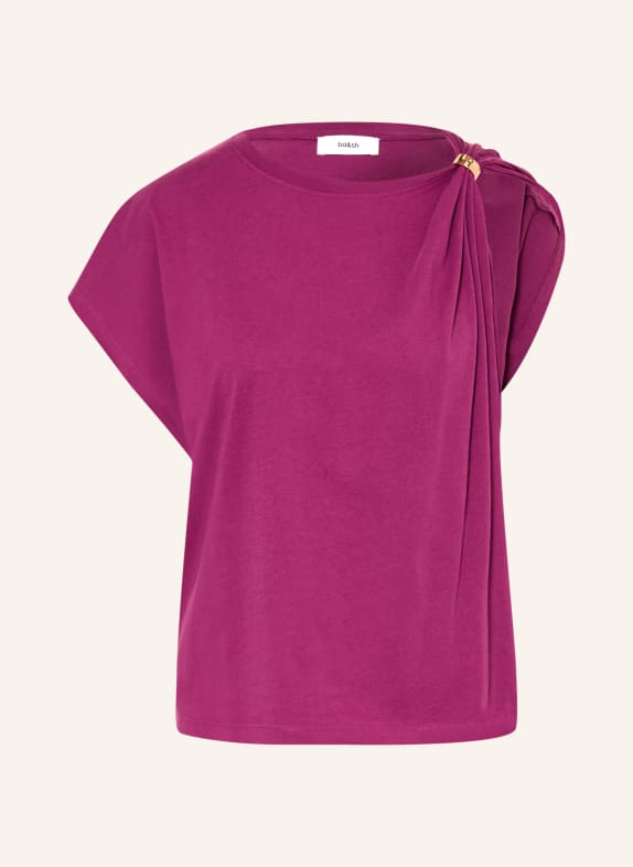 ba&sh ALLIA T-shirt DARK PURPLE