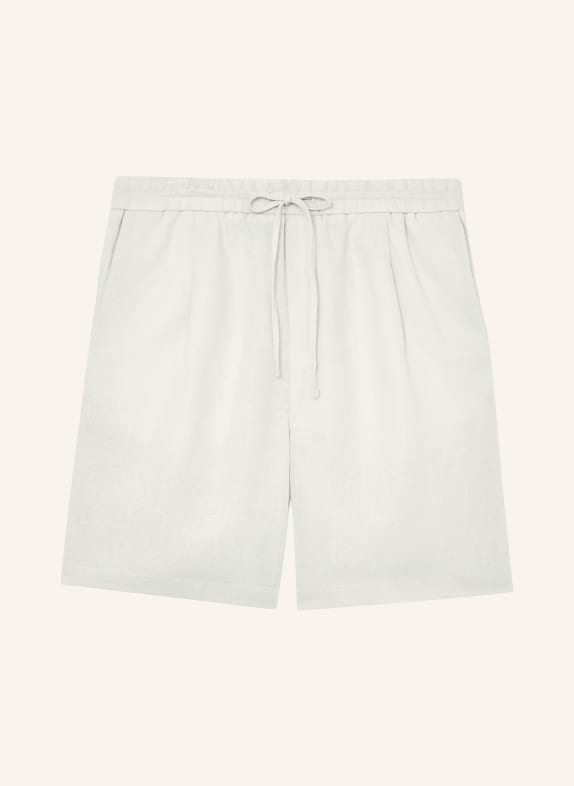 REISS Leinenshorts STONE CREME