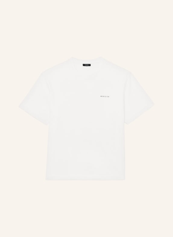 REISS SPLASH T-shirt WHITE