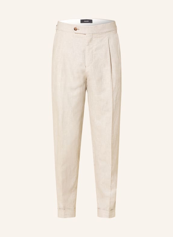 REISS FINCH Extra Slim Fit Chino Pants with Linen BEIGE