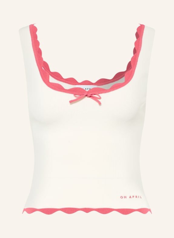 OH APRIL Top ANELE WEISS / PINK