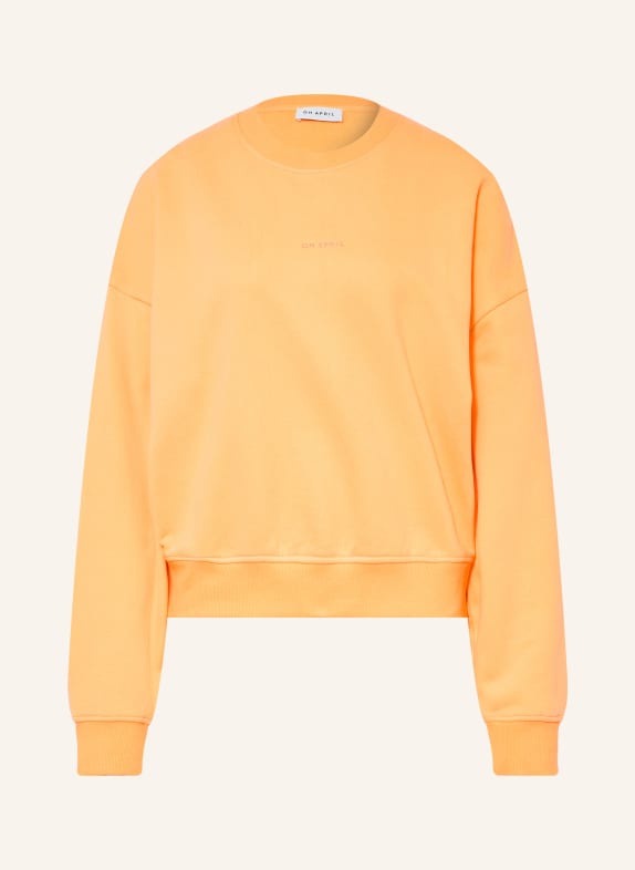 OH APRIL Sweatshirt SOFT LIFE ORANGE / HELLBLAU / WEISS