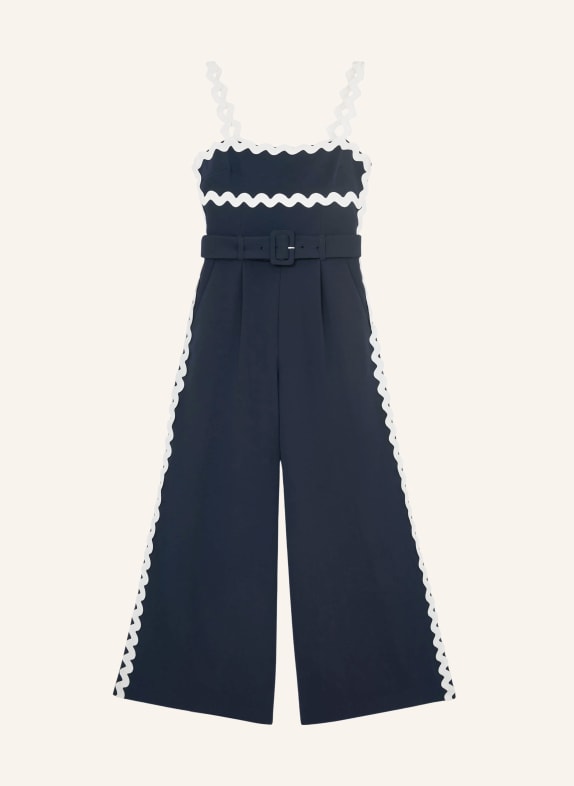 REISS Combinaison DASH BLEU FONCÉ / BLANC