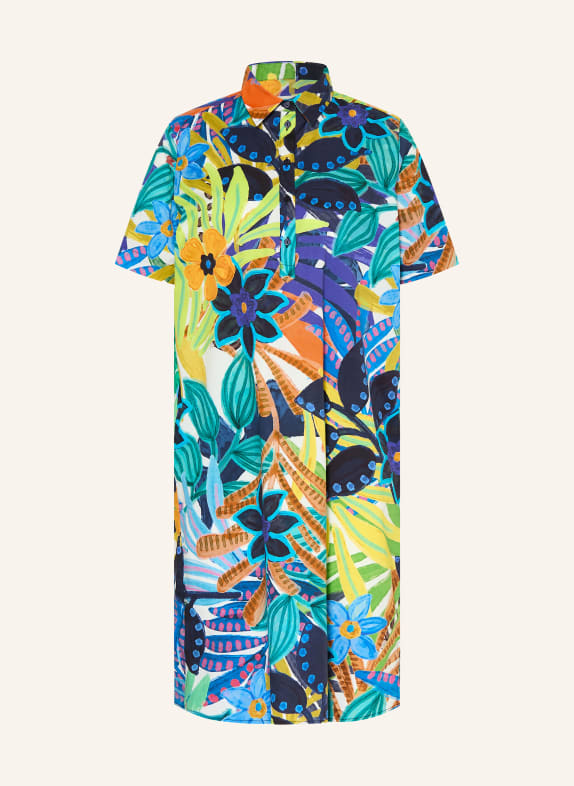 MILANO ITALY Shirt dress DARK BLUE / YELLOW / GREEN