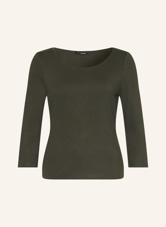 someday Shirt KIROSA mit 3/4-Arm DUNKELGRÜN