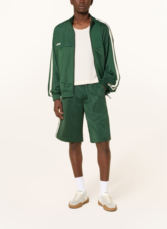 WOODBIRD Shorts WBCHANG MØRKEGRØN / CREME