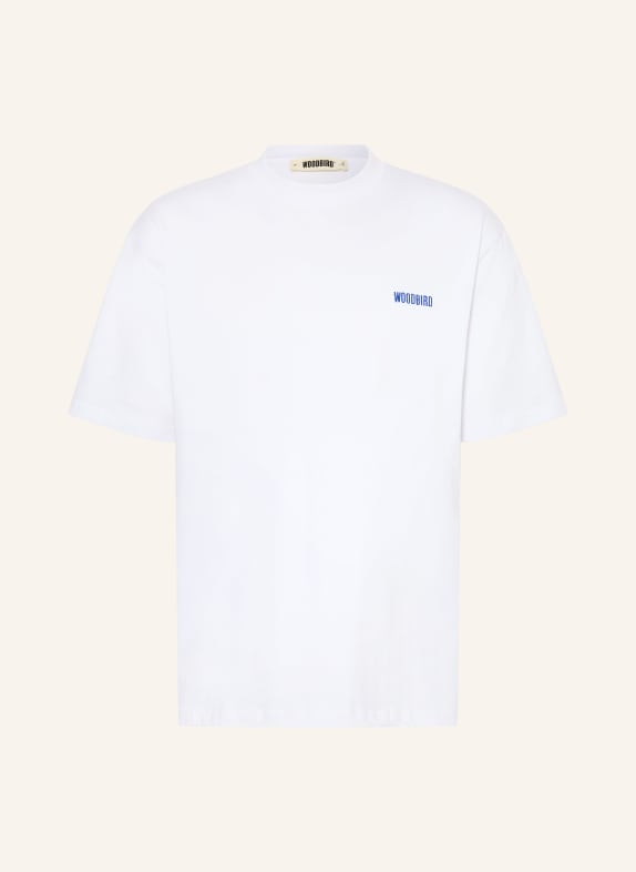 WOODBIRD T-Shirt WBBAINE OCTO WEISS / ROT / BLAU