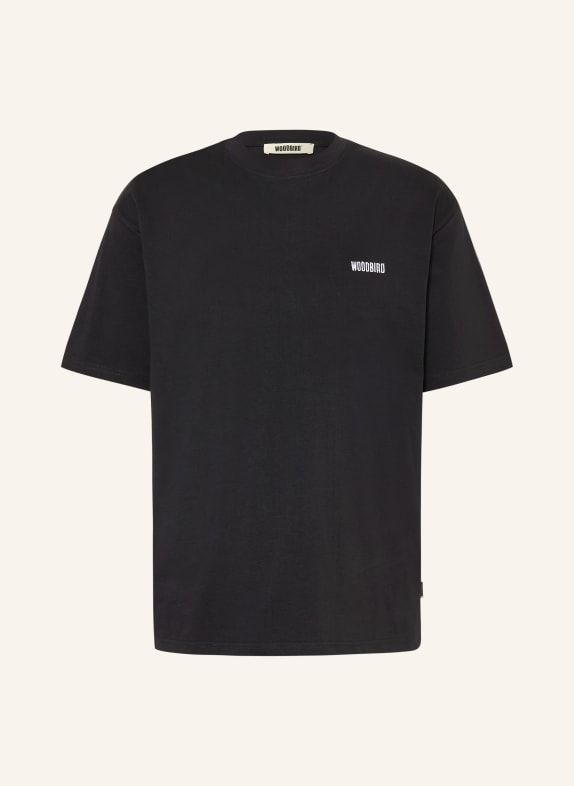 WOODBIRD T-Shirt WBBAINE OCTO SCHWARZ / ROT / DUNKELGELB