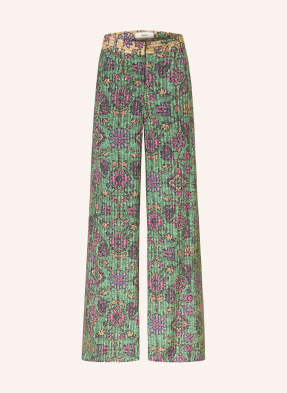 ba&sh PALI Marlene Pants GREEN / PURPLE / PINK