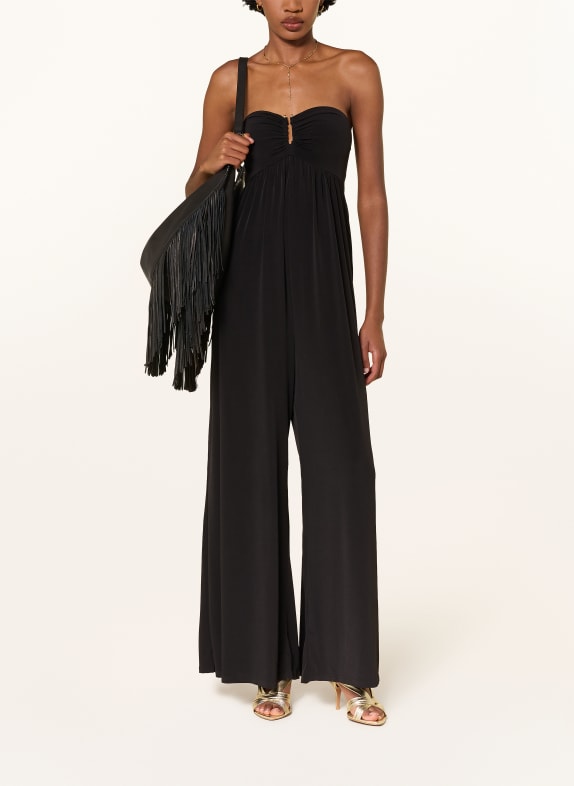ba&sh Off-Shoulder-Jumpsuit JEMA SCHWARZ