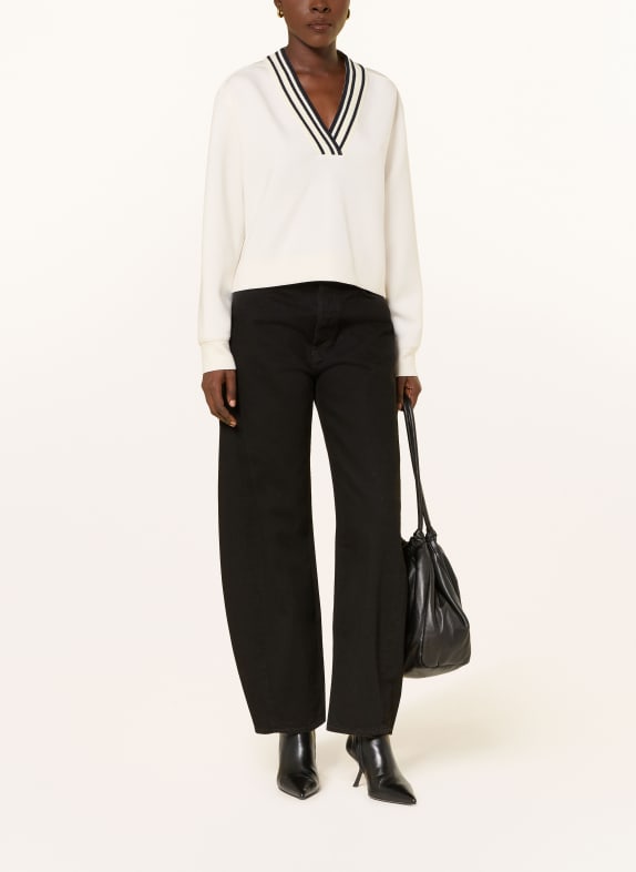 REISS Sweatshirt VERITY WIT / ZWART