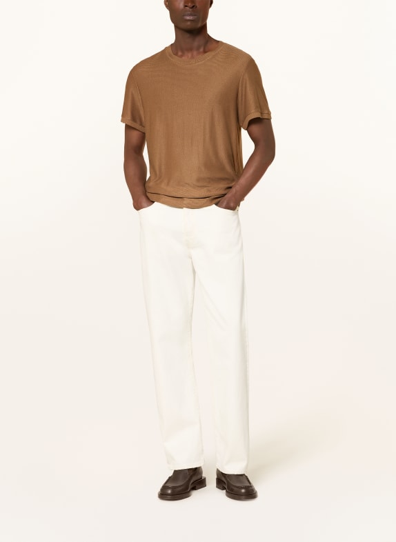 SANDRO Strickshirt CAMEL