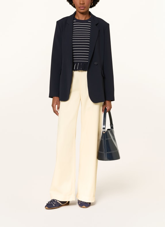 CLAUDIE PIERLOT Wide Leg Jeans E003 PALE YELLOW