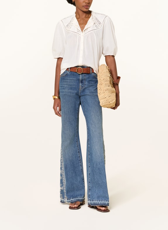 ba&sh Bluse NELLA mit Spitze ECRU
