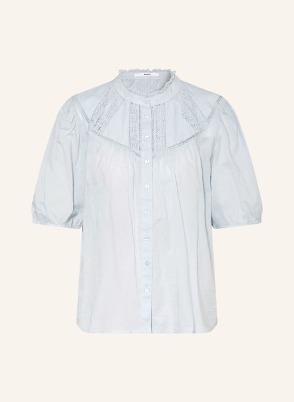 ba&sh Bluse NELLA mit Spitze HELLBLAU