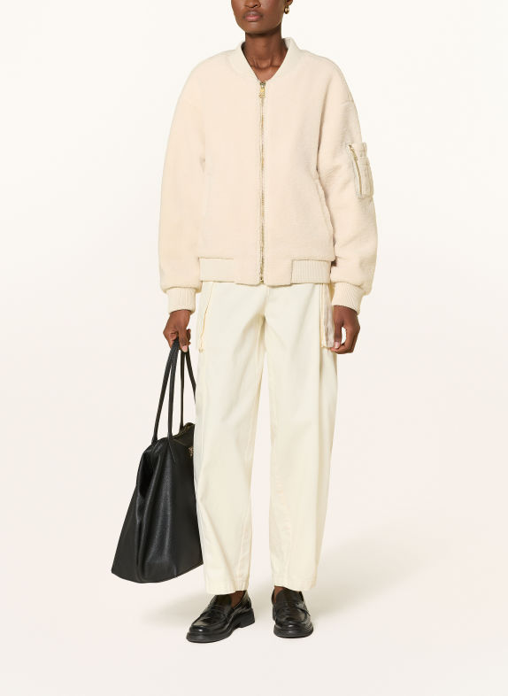 BOMBERS ORIGINAL Teddyfell-Blouson CREME