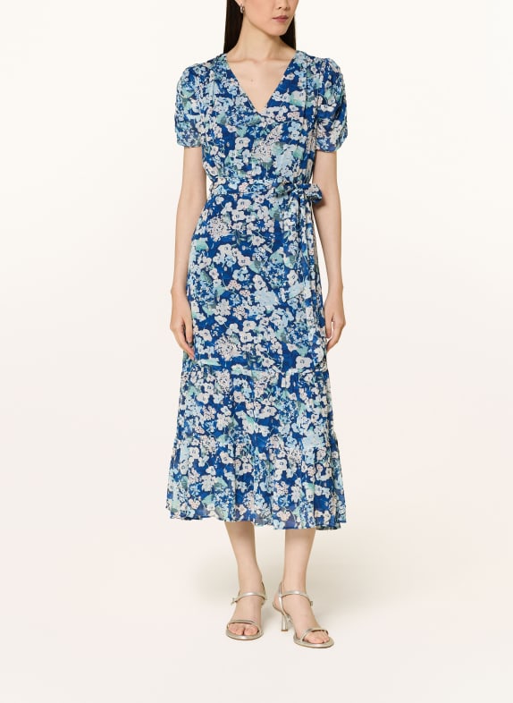 Phase Eight Jurk AZALEA DONKERBLAUW / TURQUOISE / LICHTBLAUW