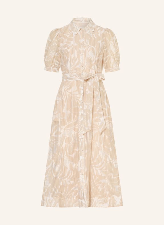 Phase Eight DELPHINE STONE shirt dress BEIGE / WHITE